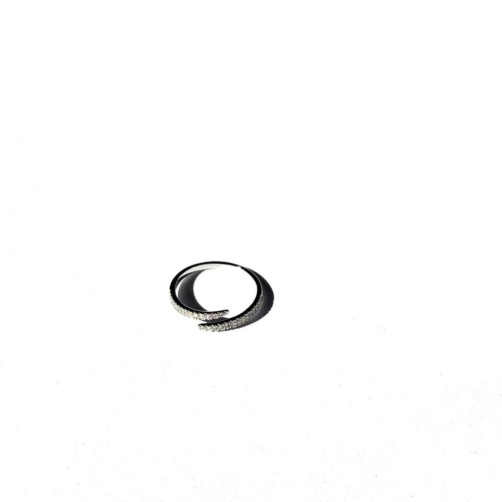 Ring Concierge Open Diamond Wrap Ring 14K White Gold Size 7 - Picture 3 of 7